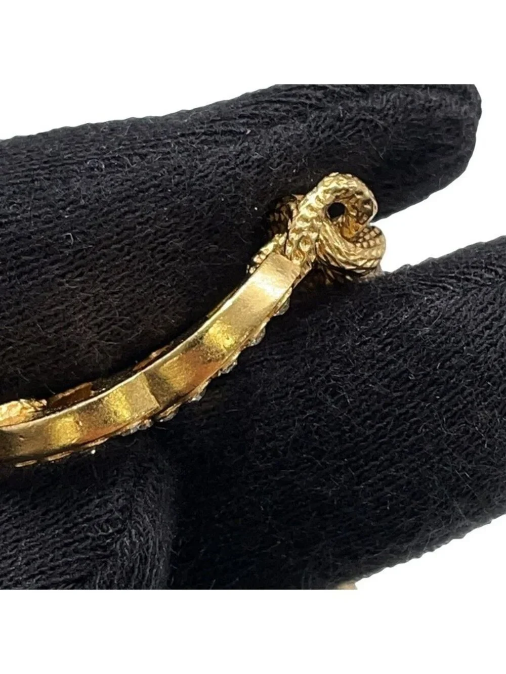 Chanel Necklace CC Logo Rhinestone a Choker